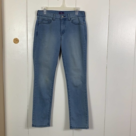 NDYJ LEGGING LIFT TUCK TECHNOLOGY SIZE 6 JEANS FIVE POCKETS ZIPPER CLOSURE - Picture 2 of 12